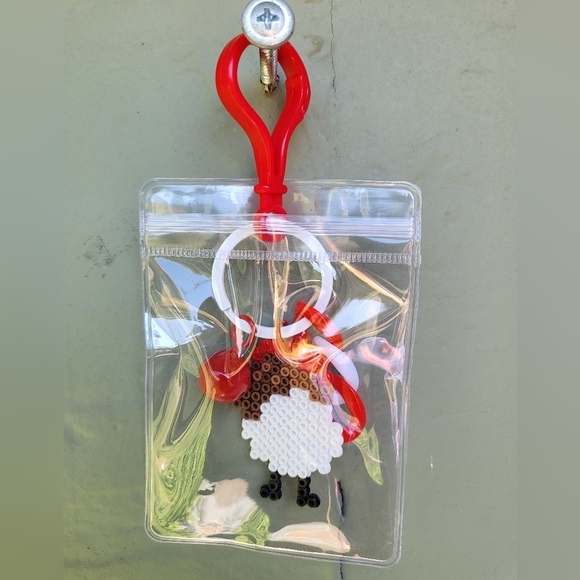 Handmade QSMP Perler Bead Eggs Keychain, Backpack Charm - Picture 3 of 14